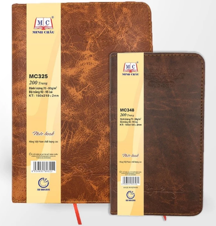 Sổ bìa da Minh Châu / Diary Minh Châu 