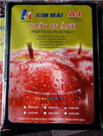 Giấy in ảnh Kim Mai/ Kim Mai photo paper