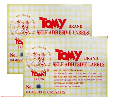 Giấy dính Tommy / Tomy sticker
