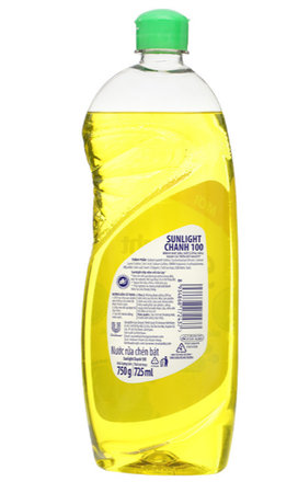 Nước rửa chén Sunlight 750g / Sunlight dishwashing liquid 750g