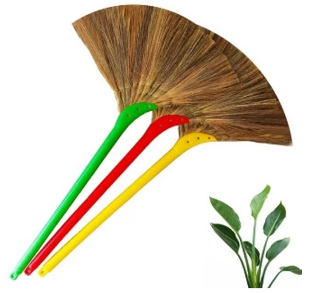 Chổi đót cán dài Thanh Bình/ Long - brush Thanh Binh