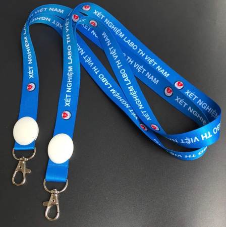 Dây đeo thẻ móc sắt hình gọt lệ/ Strap card