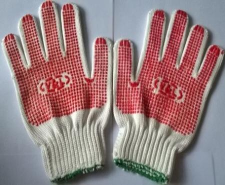 Găng tay phủ hạt nhựa