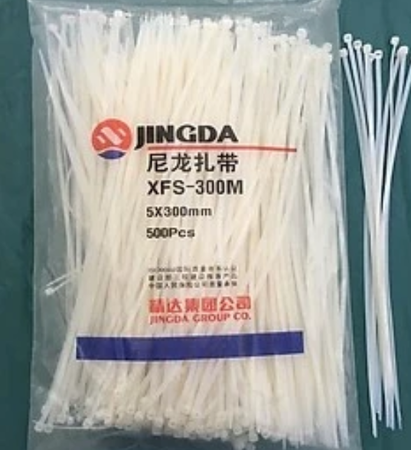 1kg Lạt nhựa - Dây rút nhựa, trắng - đen nhiều kích cỡ