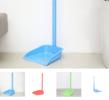 Hót rác cán dài / Long- handled dustpan