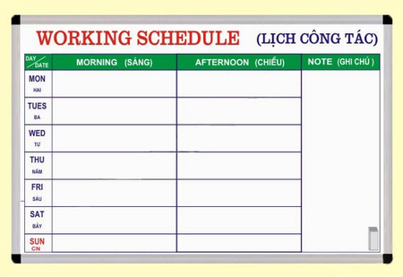 Đề can dán bảng / Sticker for board