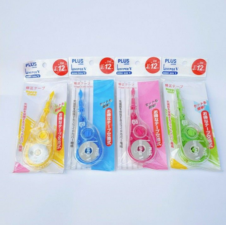 Băng xóa Plus V5 dài/ Plus tape removed 12m