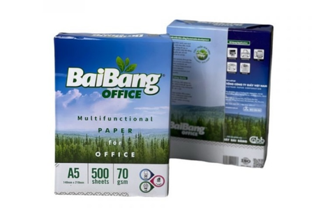 Giấy A5 Bãi Bằng có tem/Copy Paper BaiBang A5