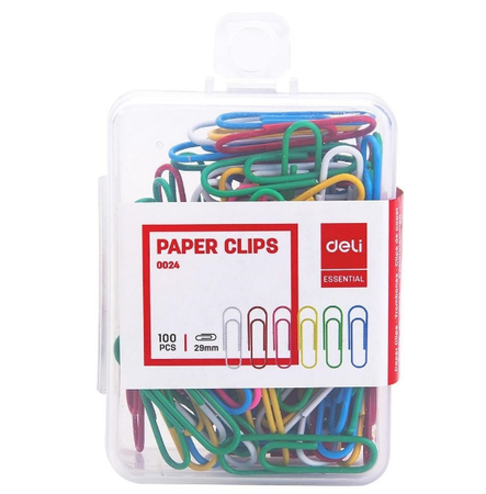 Ghim cài màu Deli / Deli Colored pins