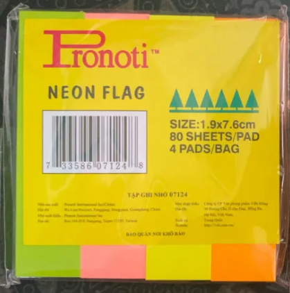 Giấy dính 4 màu / Paper 4 color