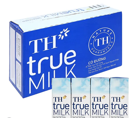 1 Thùng Sữa tươi TH true milk/ TH true milk