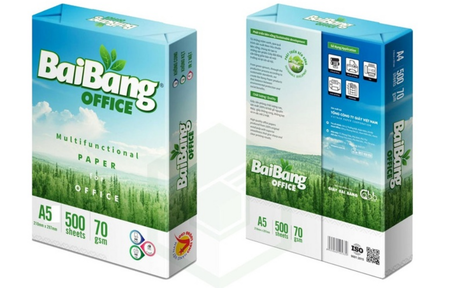 Giấy A5 Bãi Bằng có tem/Copy Paper BaiBang A5