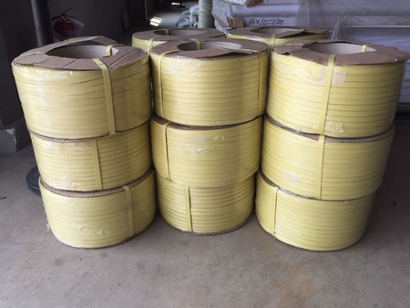 Dây đai PP vàng dày 1mm bản rộng 15mm