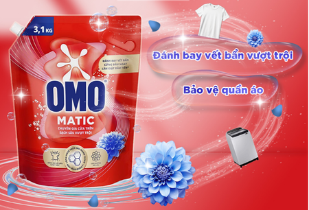 Nước giặt Omo 3,1Kg (Cửa trên) / Omo water 3,1Kg