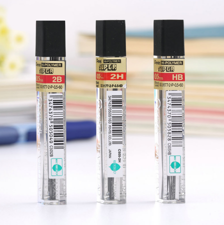 Ruột chì kim Uni 2B / Uni mechanical pencil lead 2B